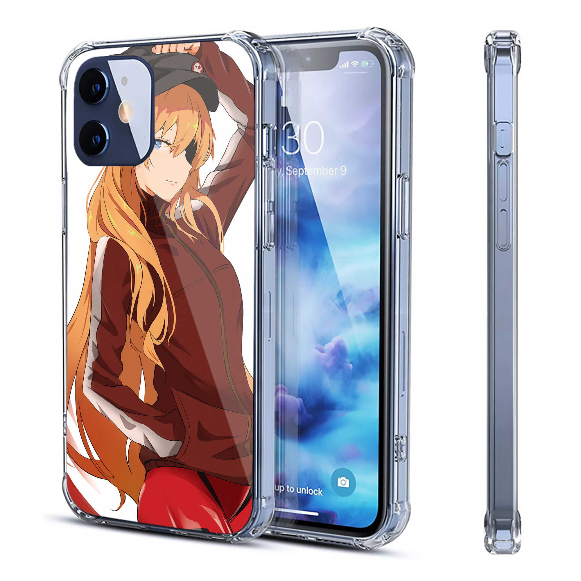 （画像用） EVA 新世紀エヴァンゲリオン 【iPhone 12シリーズ対応】透明スマホケース（クリアソフトケース）